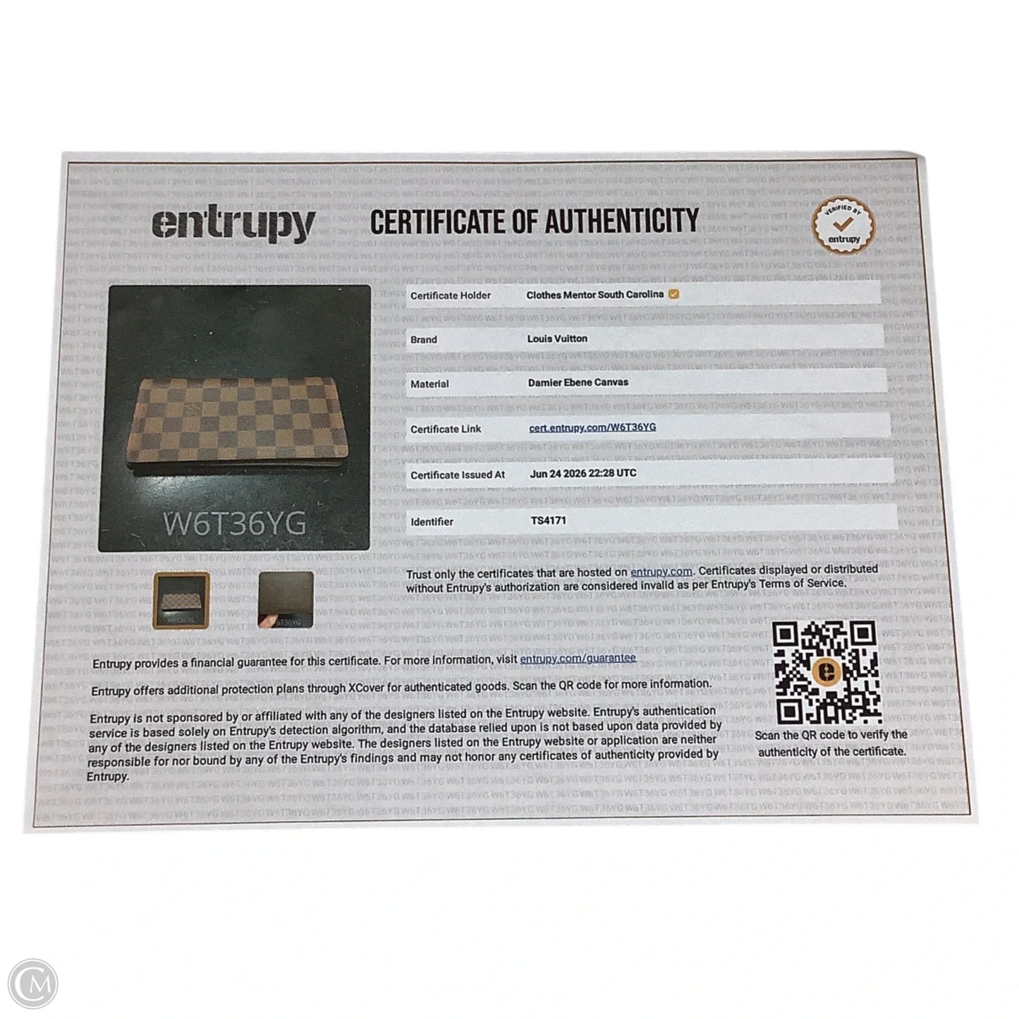 Wallet Luxury Designer By Louis Vuitton, Size: Medium