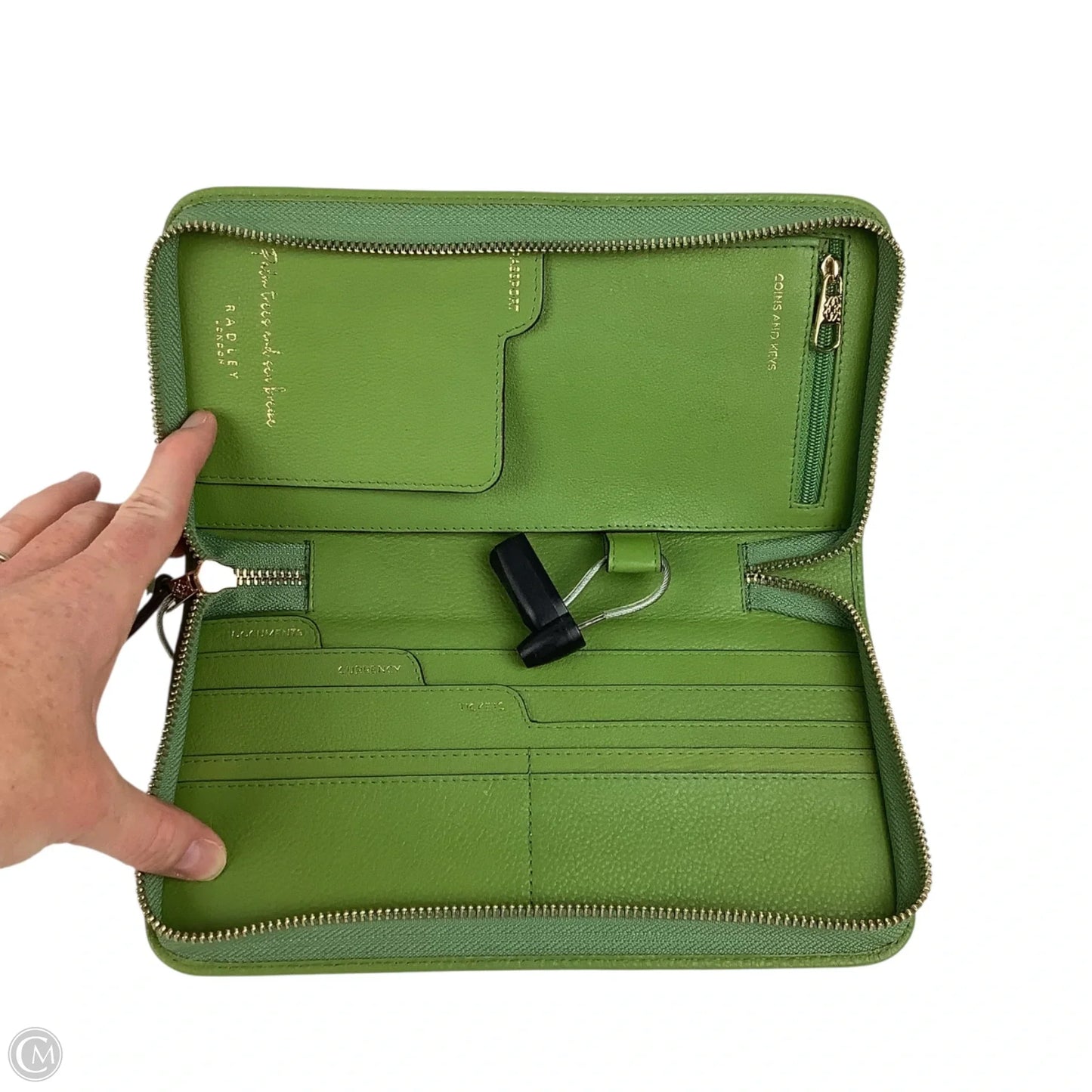 Wallet Leather By Radley London, Size: Large