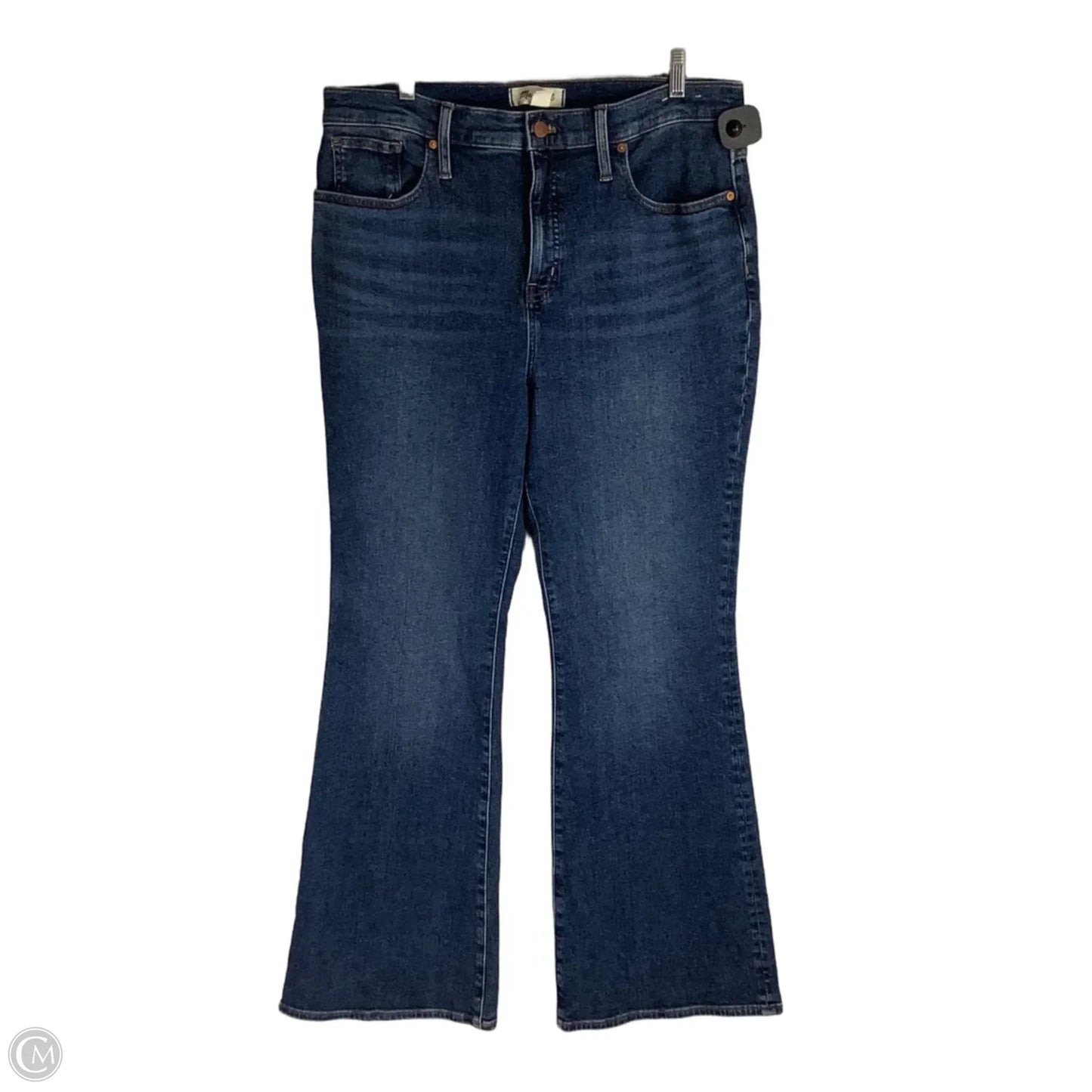 Jeans Flared By Madewell In Blue Denim, Size: 14 (32)