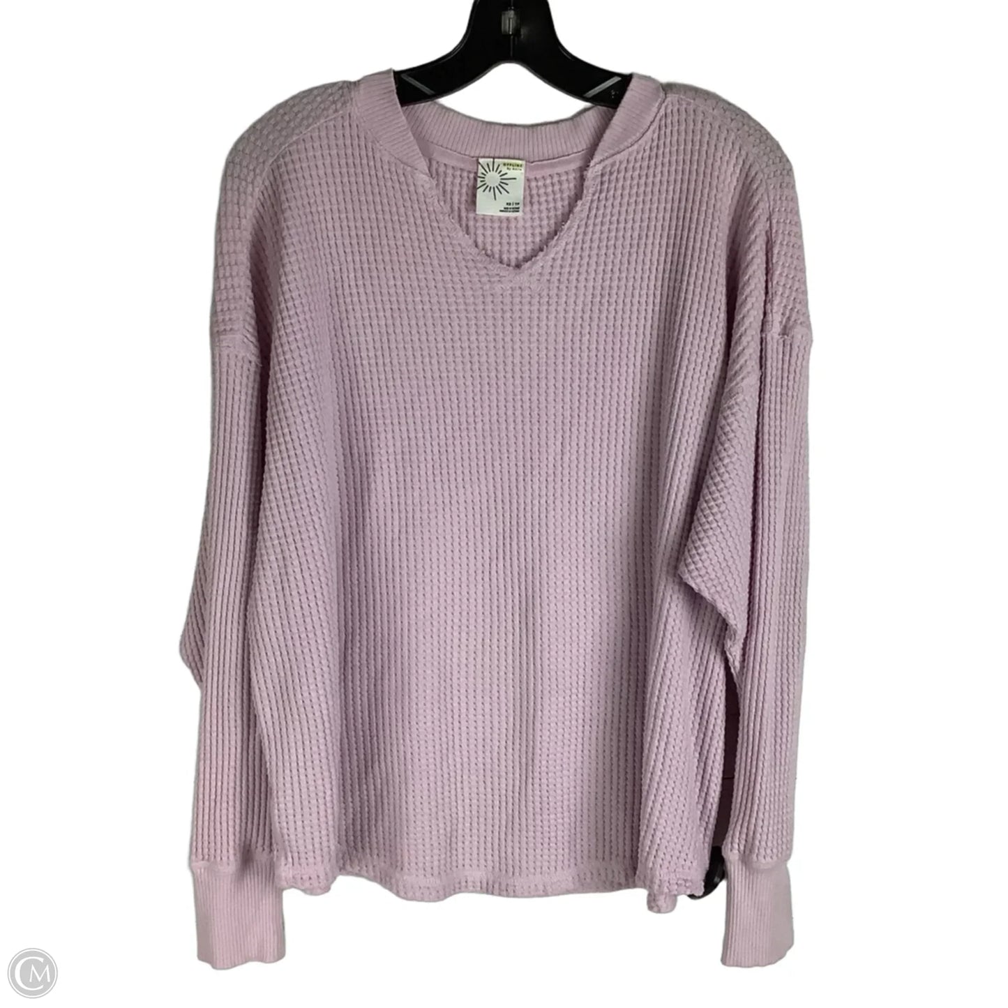 Top Long Sleeve By Aerie In Purple, Size: Xs