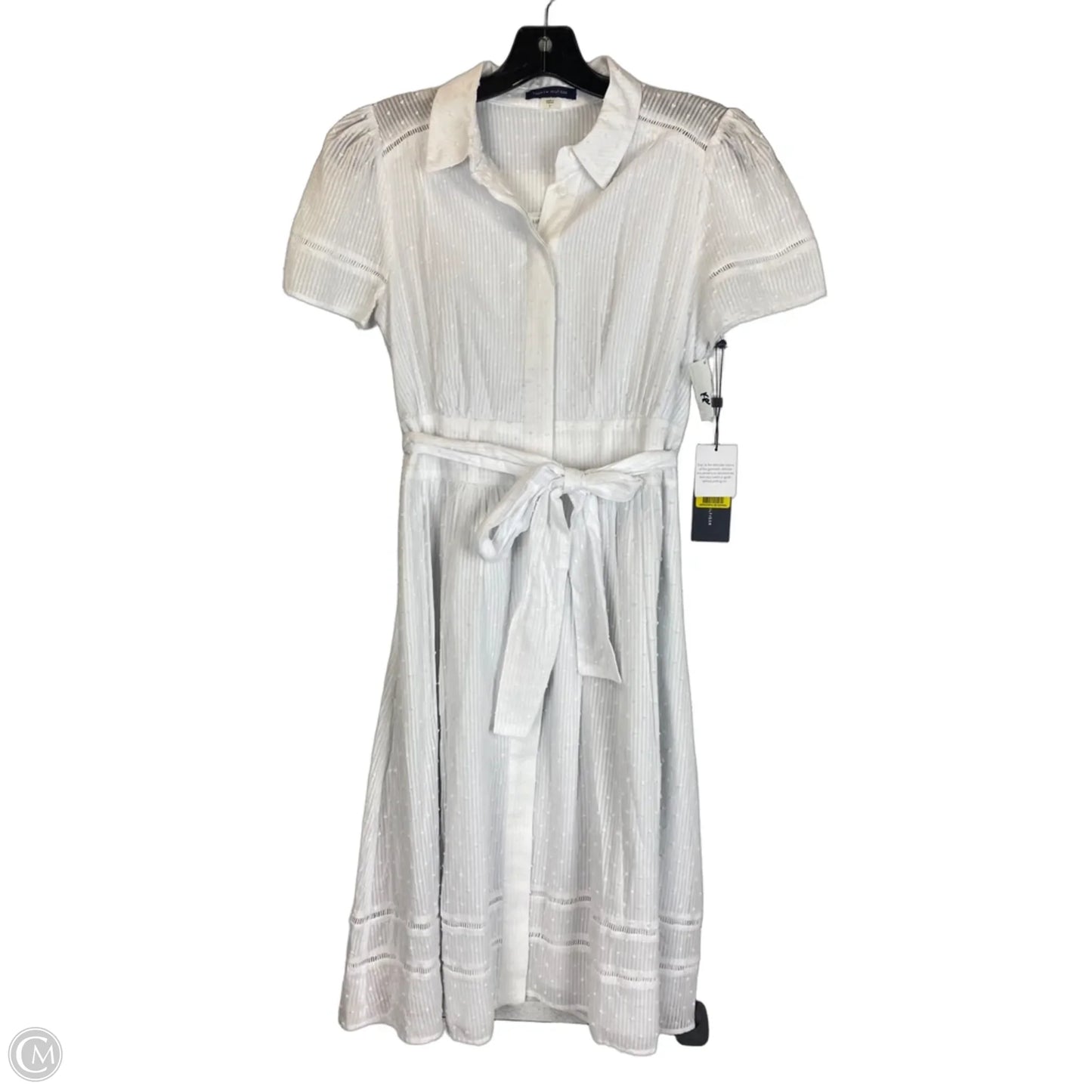 Dress Party Midi By Tommy Hilfiger In White, Size: 2
