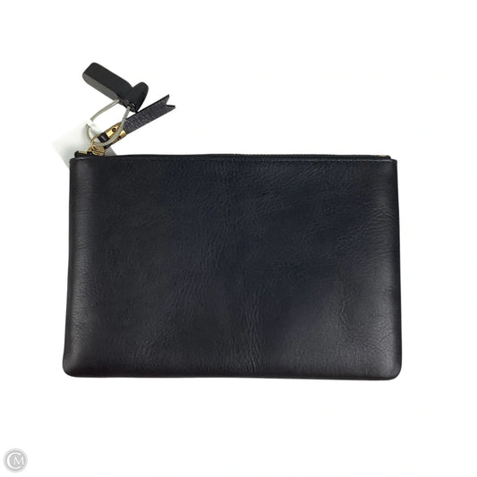 Clutch Leather By Madewell, Size: Medium
