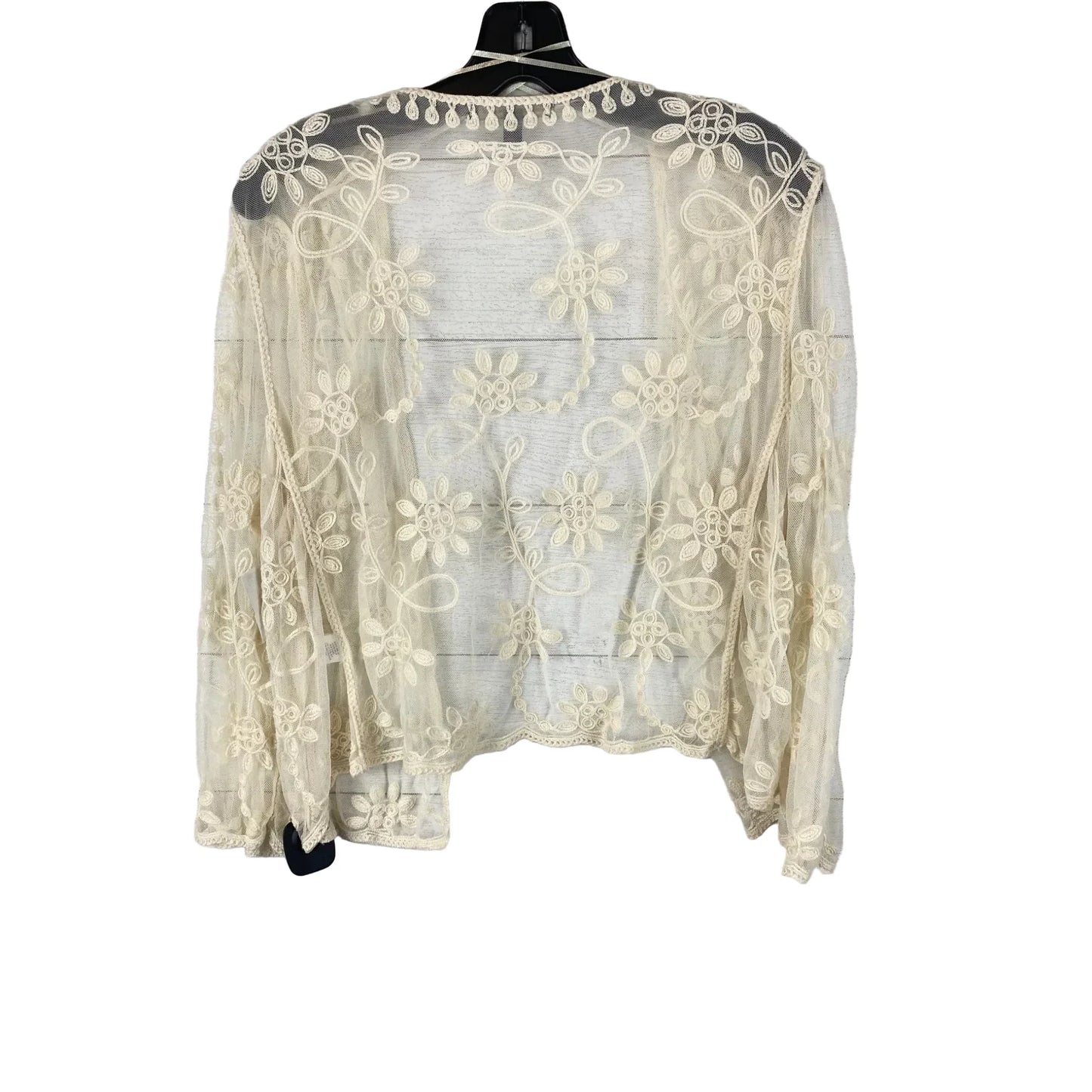 Kimono By Chris Mclaughlin In Cream, Size: Xl