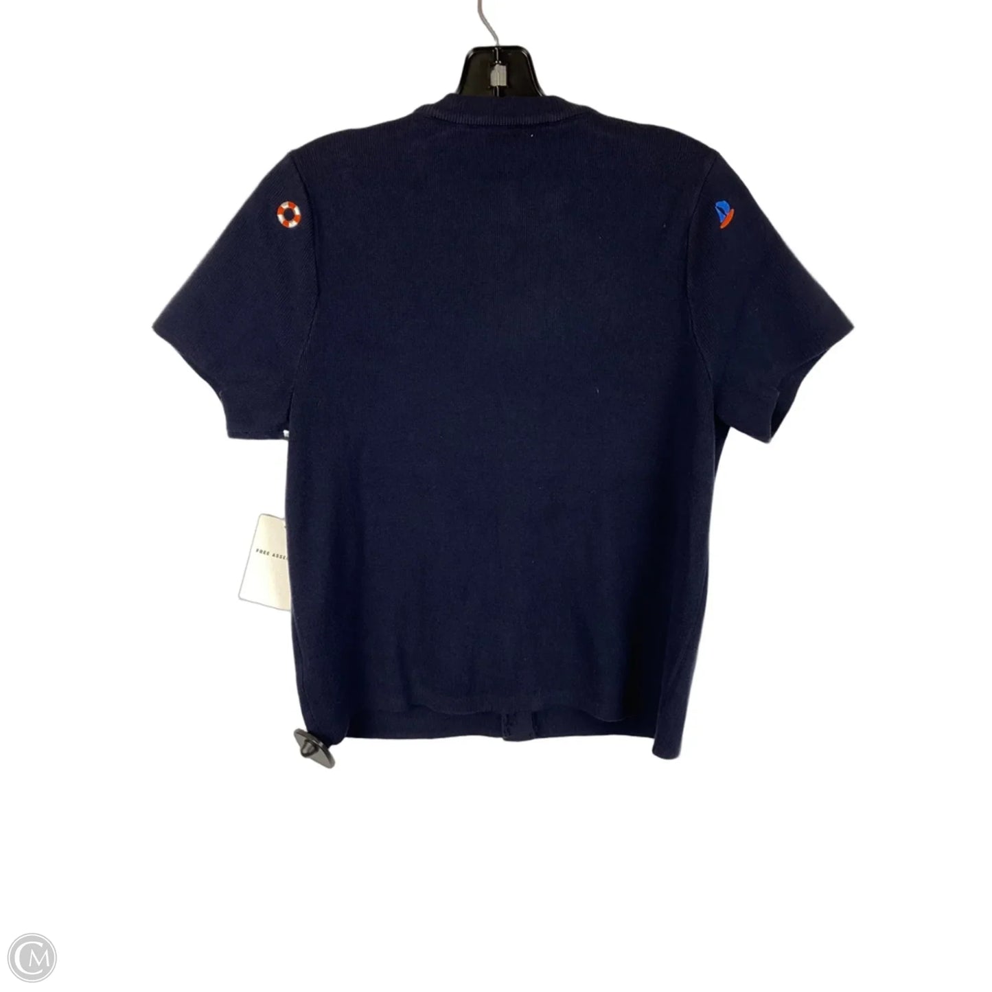 Sweater Cardigan By Free Assembly In Navy, Size: M