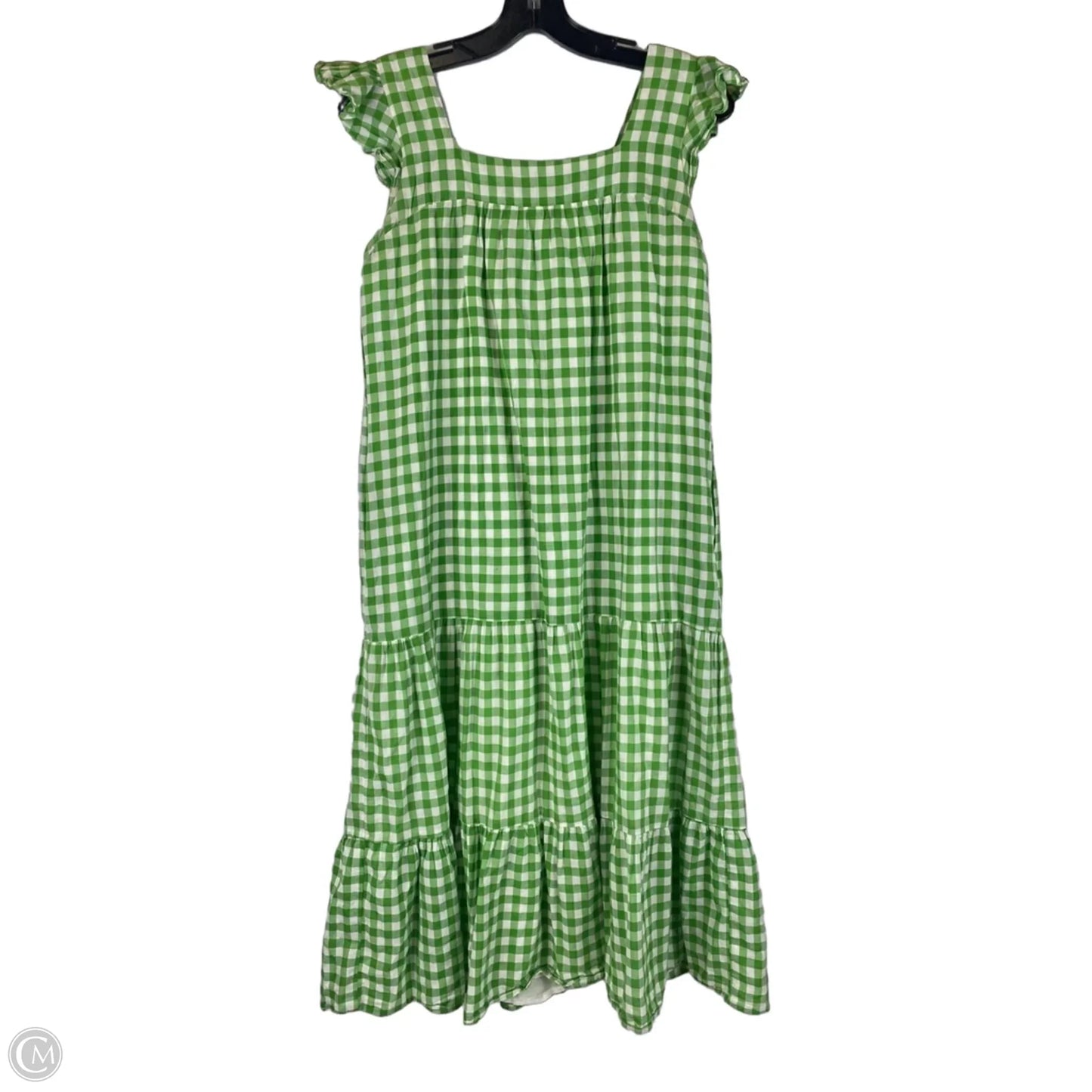 Dress Casual Maxi By Draper James In Checkered Pattern, Size: M