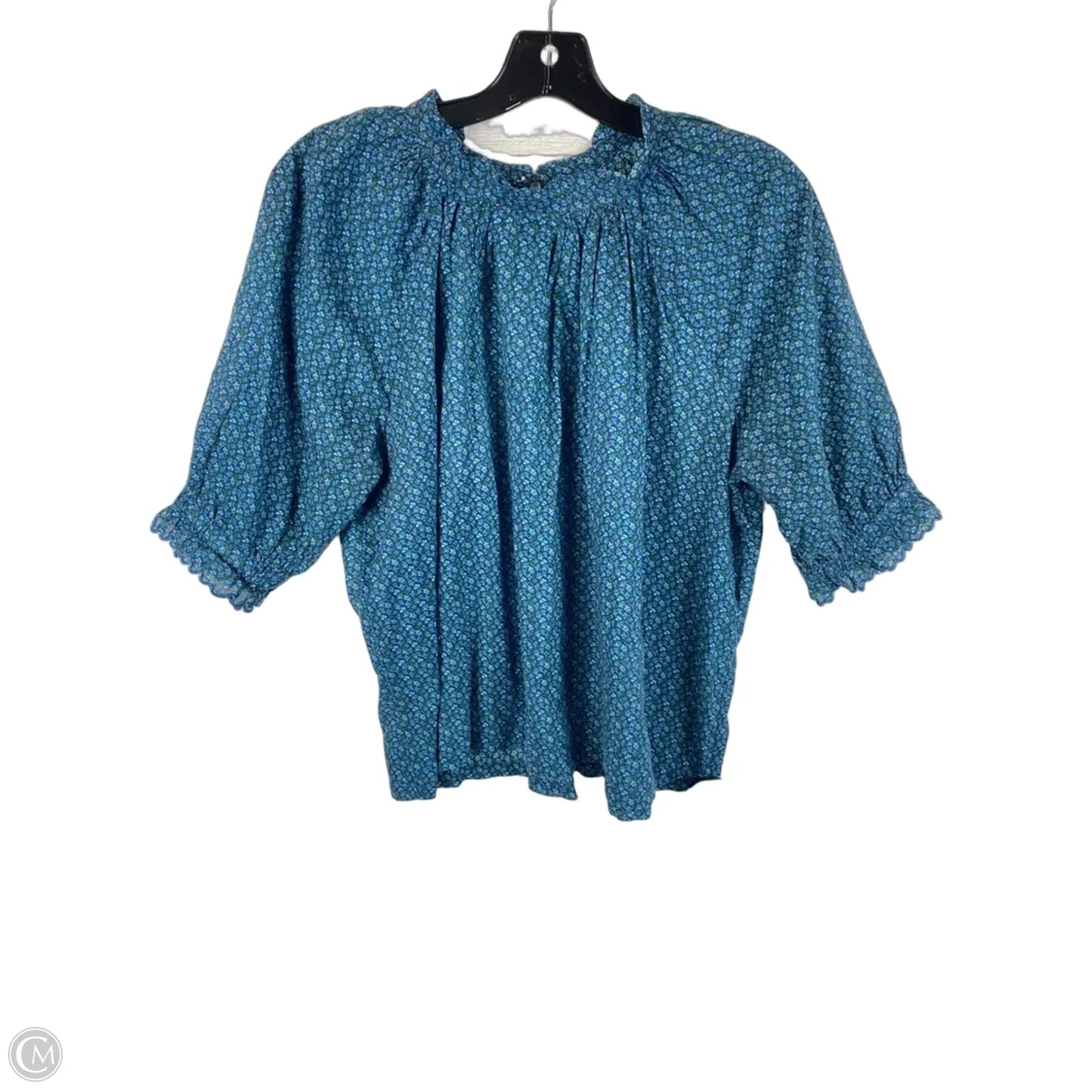 Top Short Sleeve By Cma In Navy, Size: S