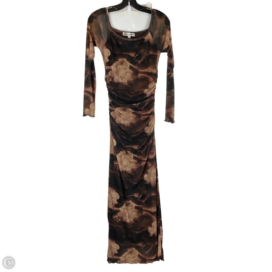 Dress Casual Maxi By Madden Girl In Black & Brown, Size: Xs