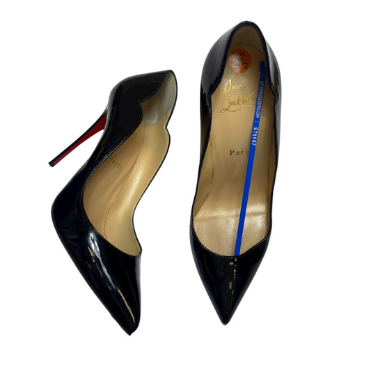 Shoes Luxury Designer By Christian Louboutin In Black, Size:8.5