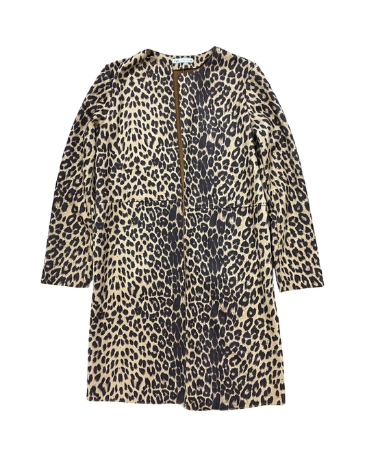 Cardigan By Zara In Animal Print, Size:S