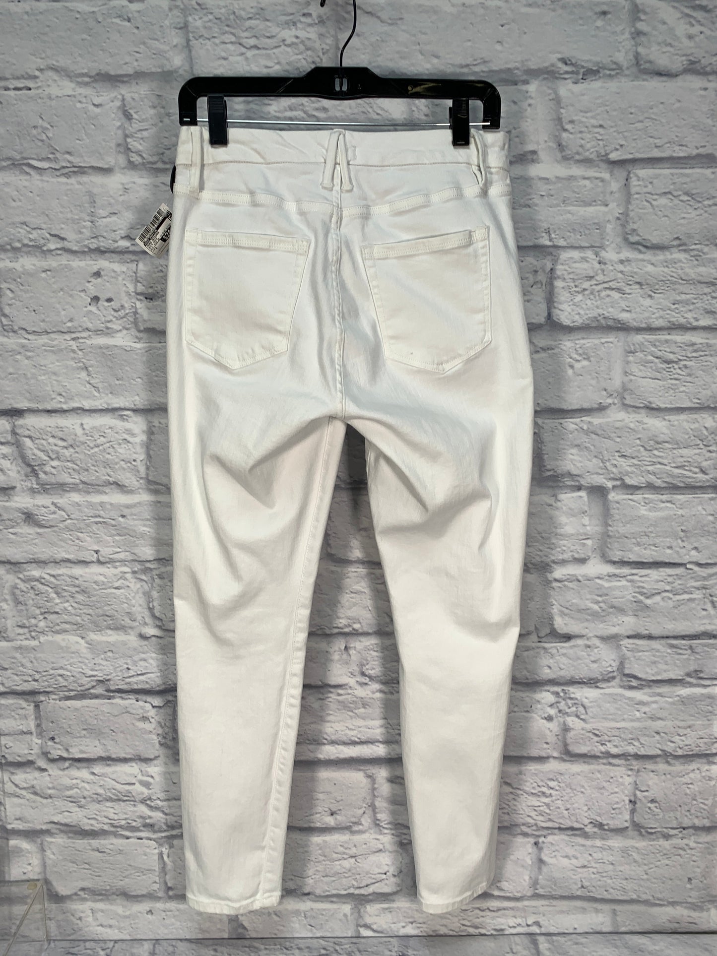 White Denim Jeans Designer Good American, Size 8