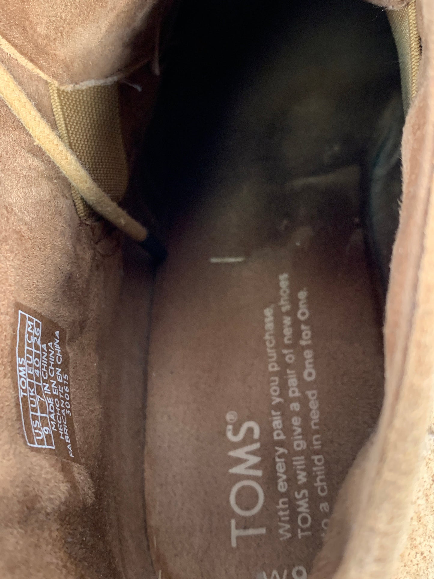 Boots Ankle Heels By Toms In Tan, Size: 9