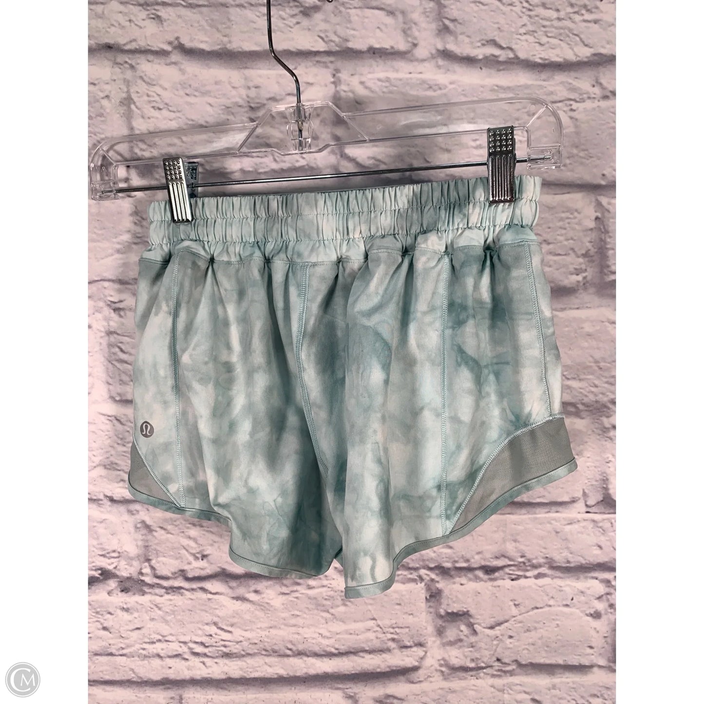 Athletic Shorts By Lululemon In Green, Size: S