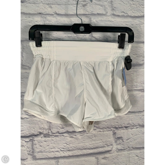Athletic Shorts By Lululemon In White, Size: S