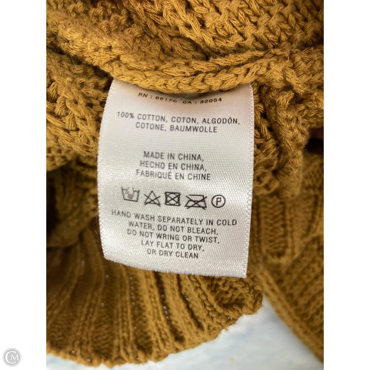 Sweater By Anthropologie In Yellow, Size: S
