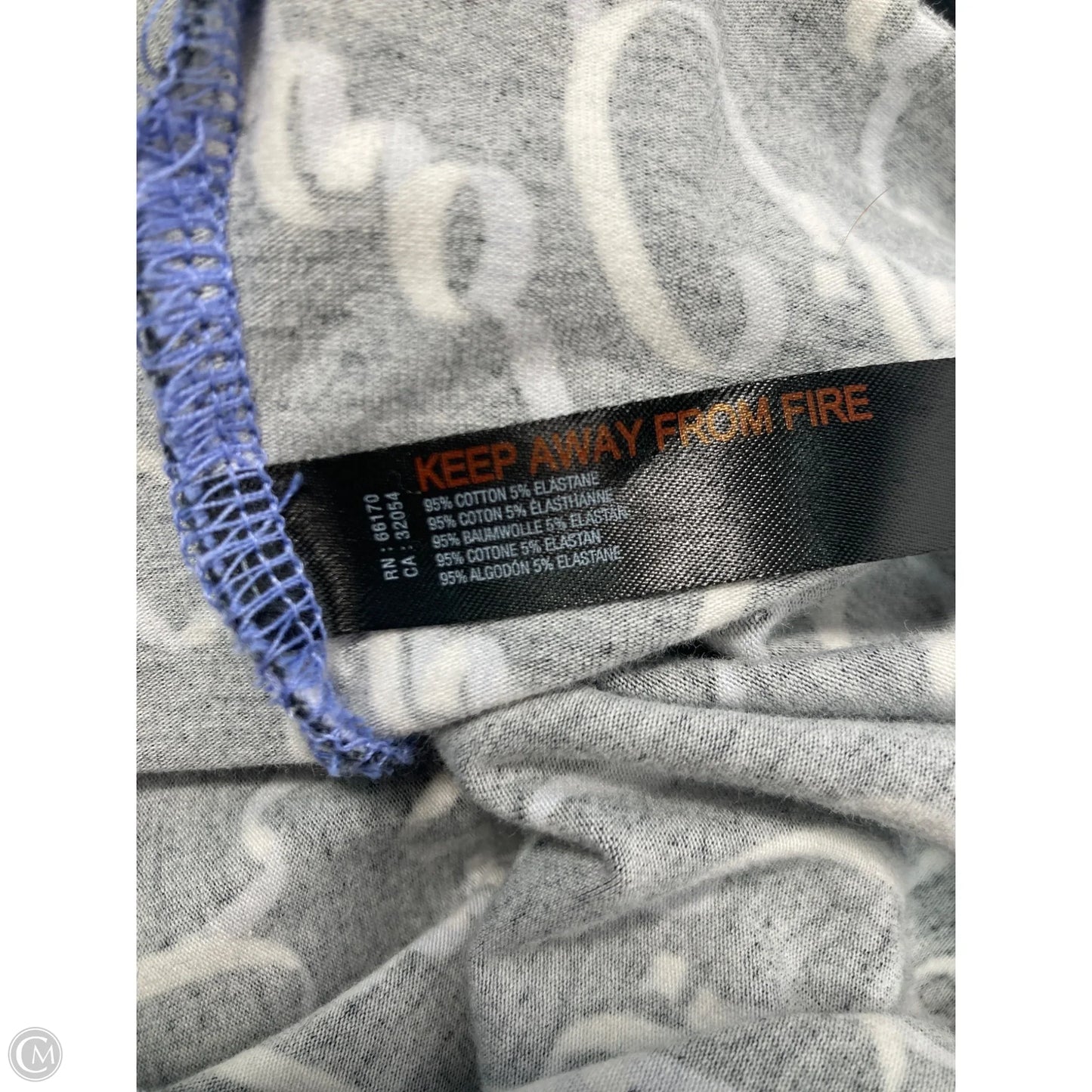 Top Long Sleeve Basic By Anthropologie In Black & Purple, Size: S