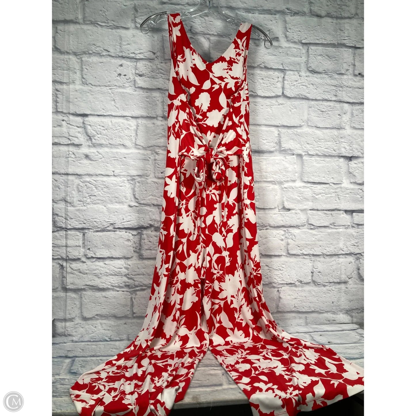 Jumpsuit By Tommy Bahama In Red & White, Size: S