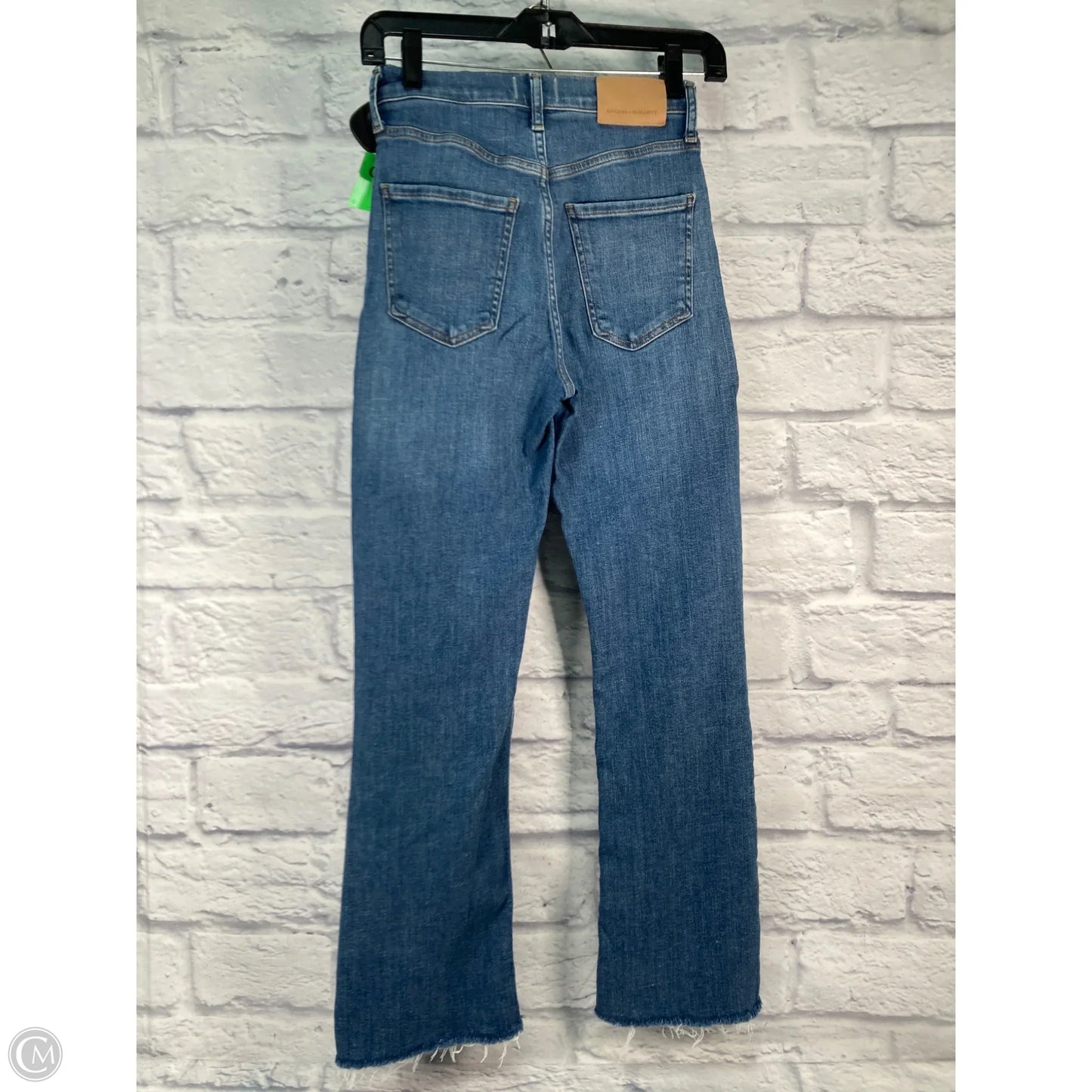 Jeans Flared By Citizens Of Humanity In Blue Denim, Size: 0