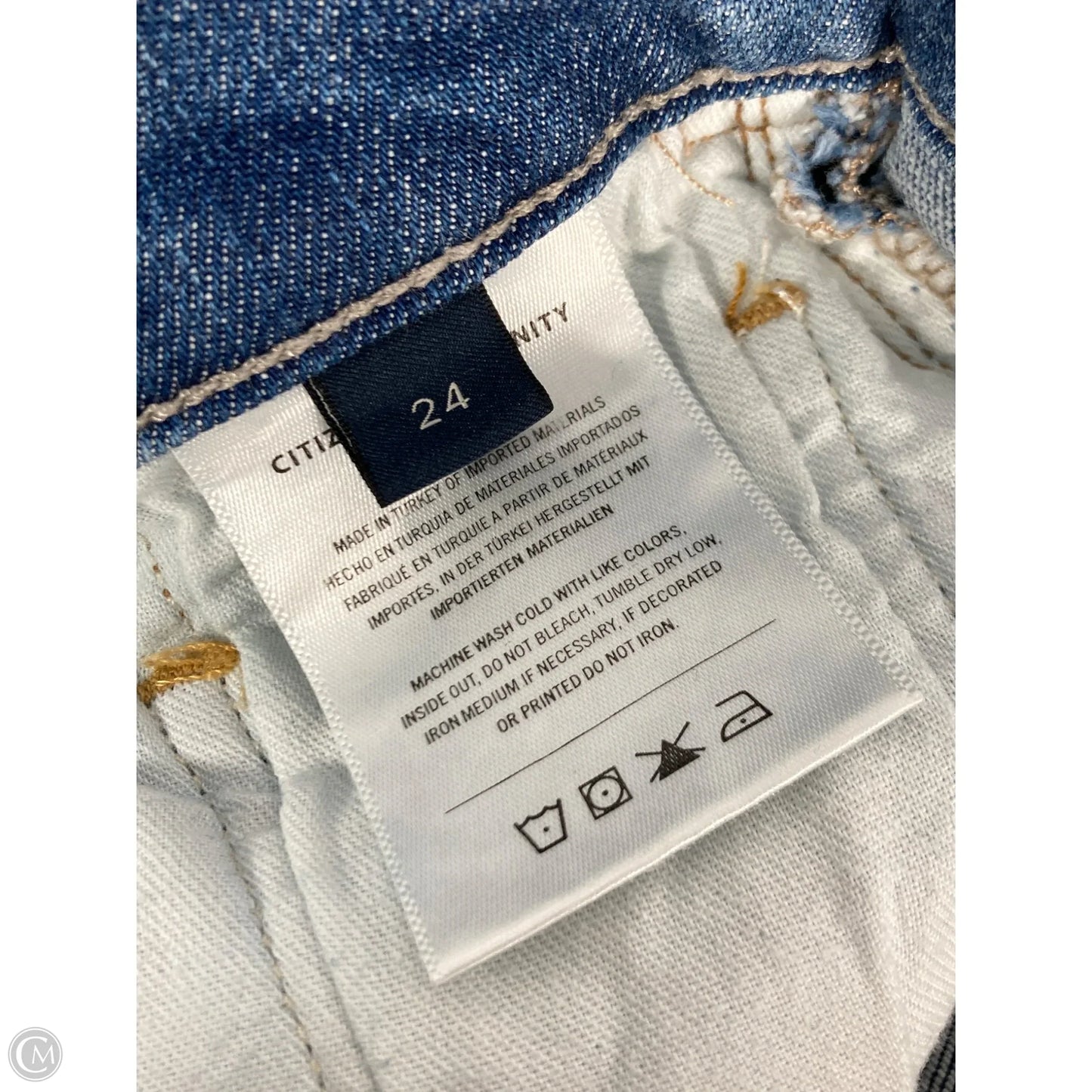 Jeans Flared By Citizens Of Humanity In Blue Denim, Size: 0