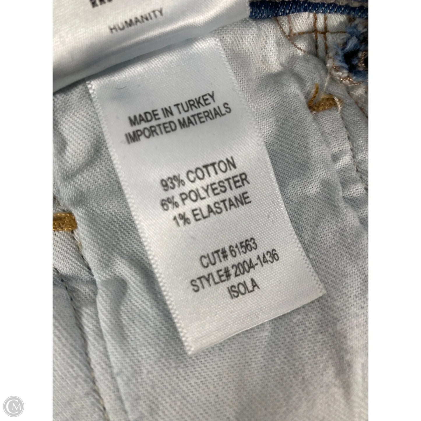 Jeans Flared By Citizens Of Humanity In Blue Denim, Size: 0