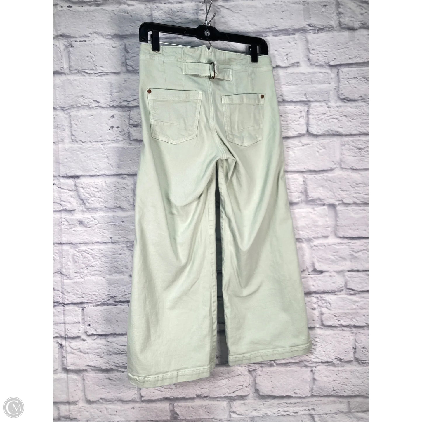 Jeans Cropped By Pilcro In Green, Size: 2
