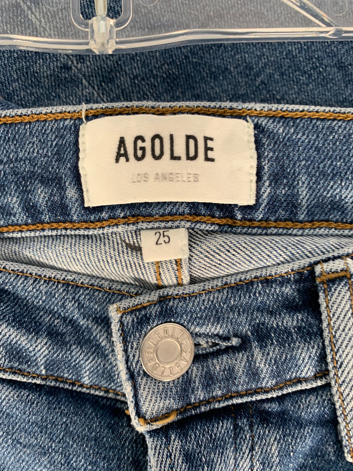 Blue Denim Jeans Designer Agolde, Size 0