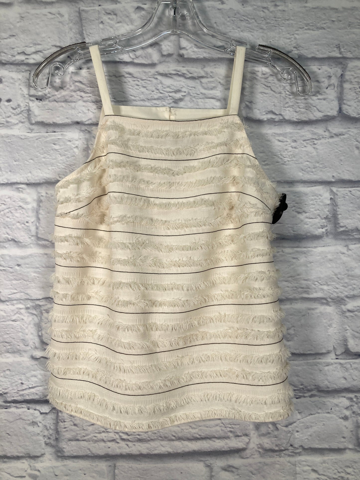 Black & Cream Top Sleeveless Maeve, Size S