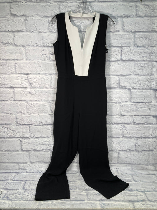 Black & Cream Jumpsuit Bcbgmaxazria, Size Xs