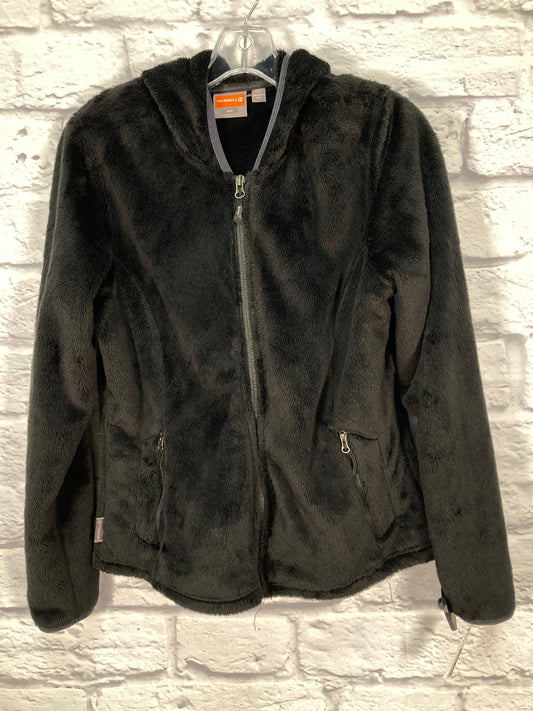 Jacket Faux Fur & Sherpa By Merrell In Black, Size: M