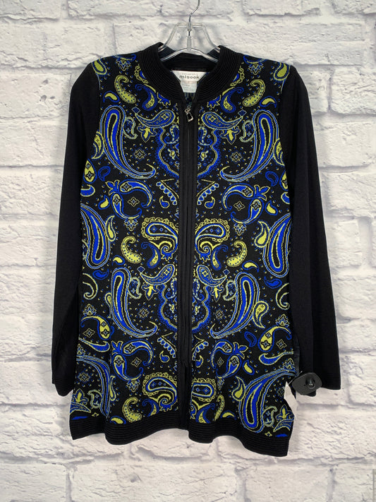 Jacket Designer By Misook In Black & Blue, Size: S