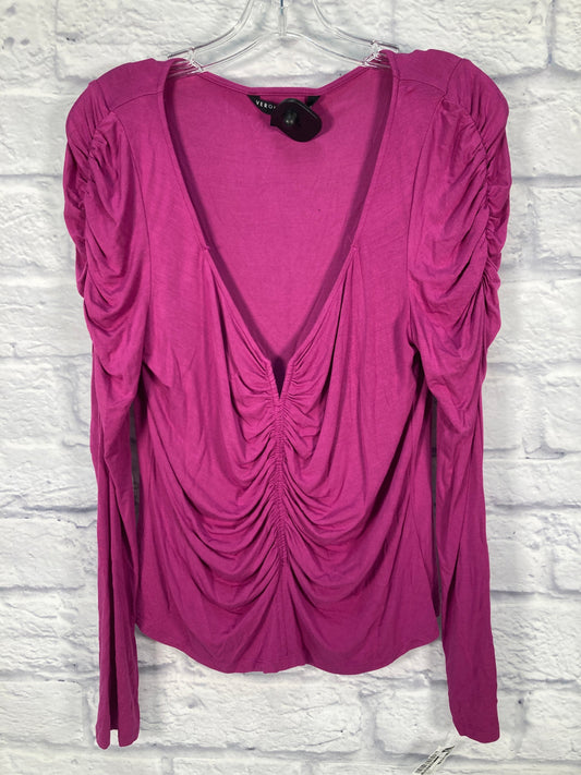 Top Long Sleeve By Veronica Beard In Purple, Size: L