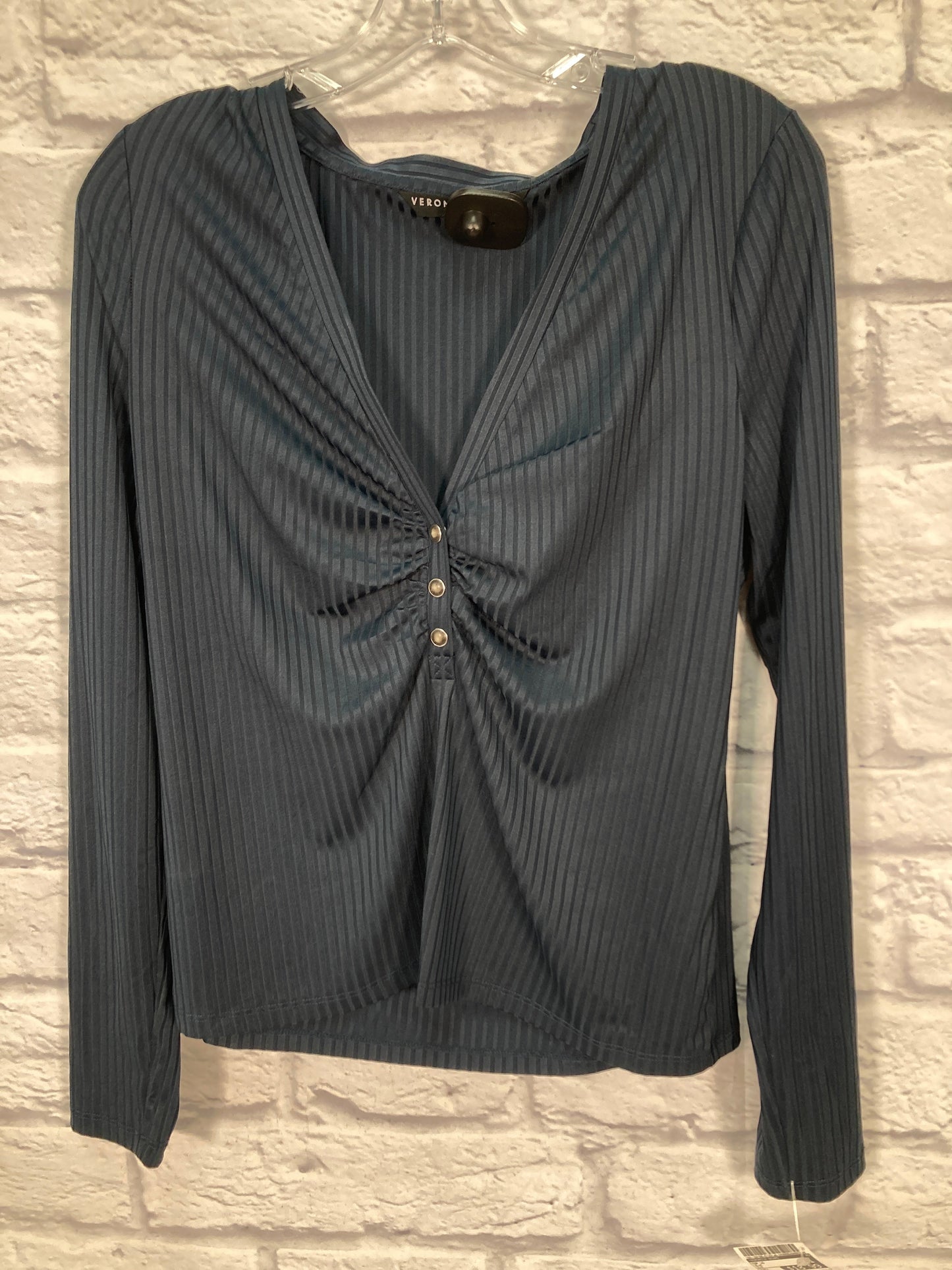 Top Long Sleeve By Veronica Beard In Blue, Size: L