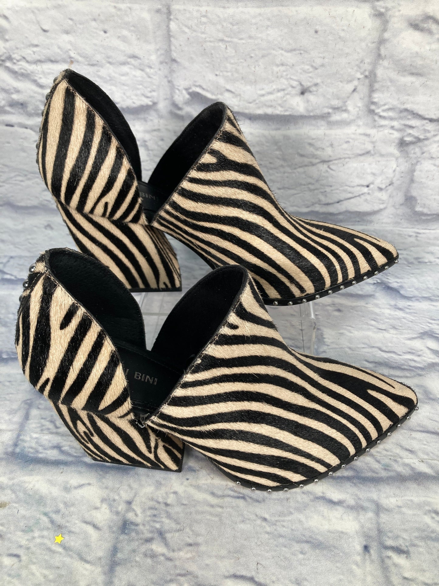 Shoes Heels Block By Gianni Bini In Animal Print, Size: 8