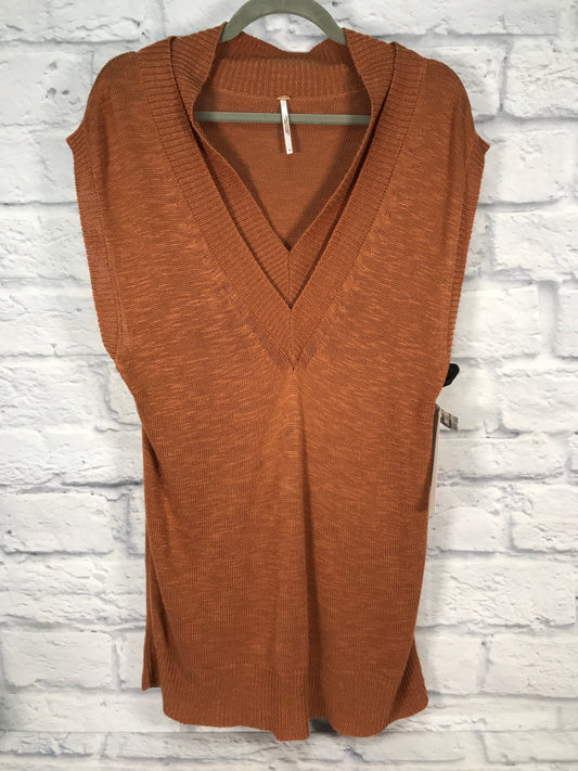 Vest Sweater By Free People In Brown, Size: S