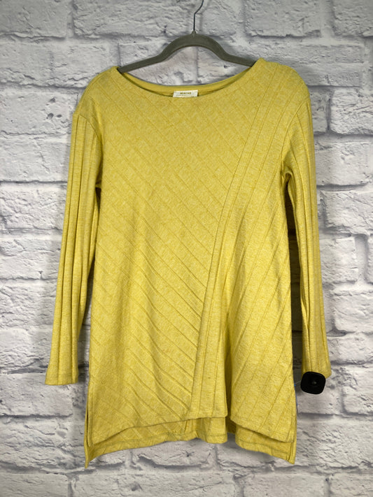 Top Long Sleeve By Maeve In Yellow, Size: Xs