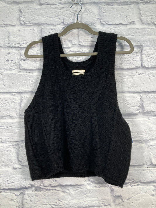 Vest Sweater By Anthropologie In Black, Size: M