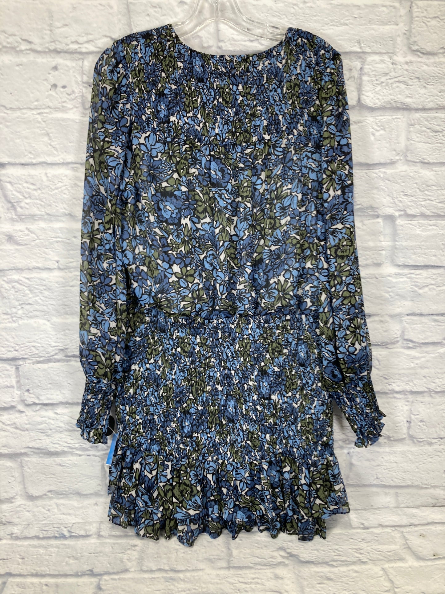 Dress Designer By Veronica Beard In Blue & Green, Size: Xl