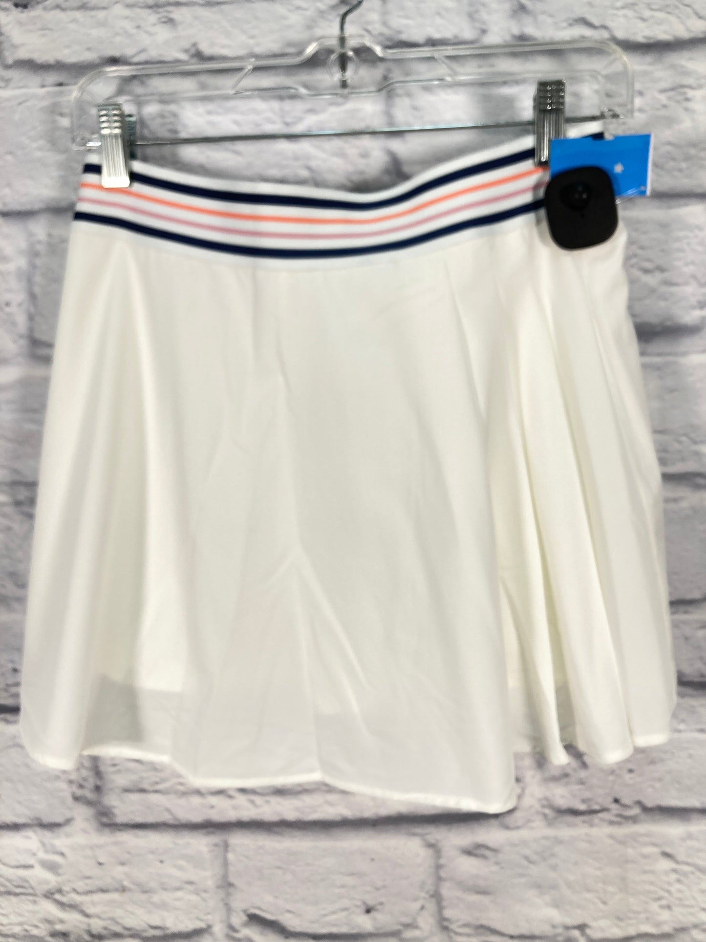 Athletic Skort By Johnny Was In Blue & White, Size: L