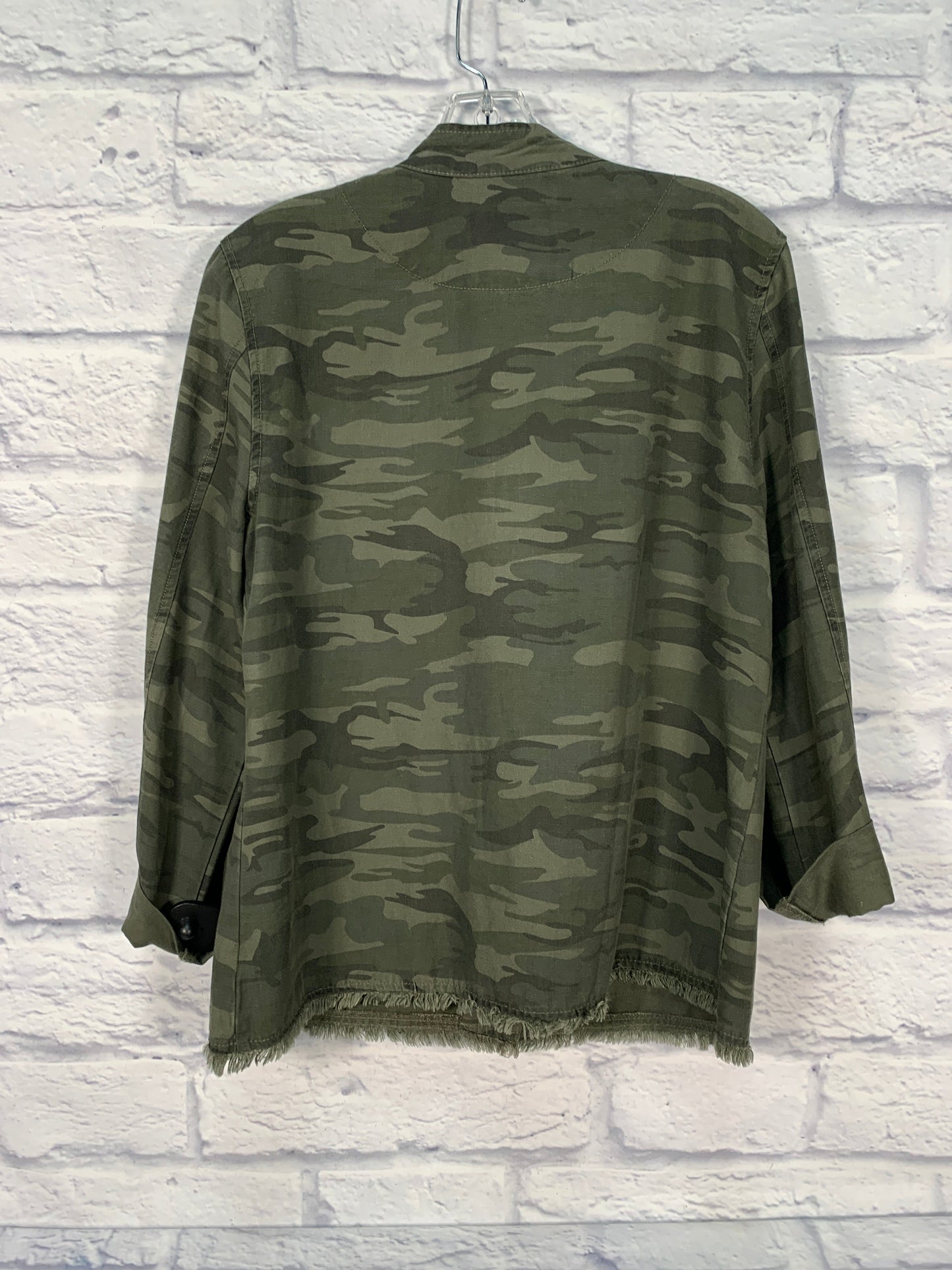 Jacket Shirt By Sanctuary In Camouflage Print, Size: M