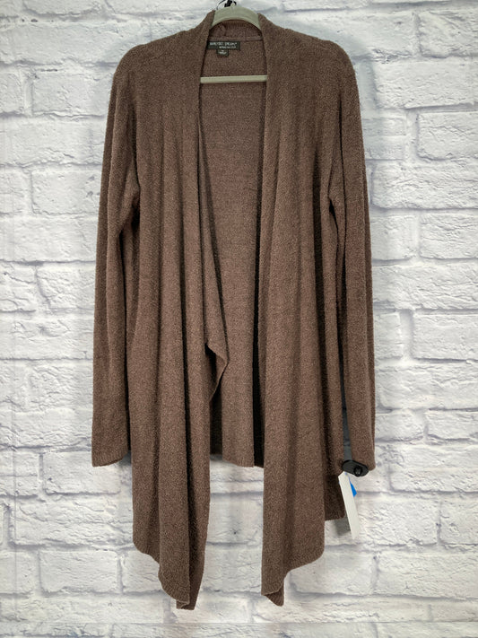 Sweater Cardigan Designer By Barefoot Dreams In Brown, Size: 1x