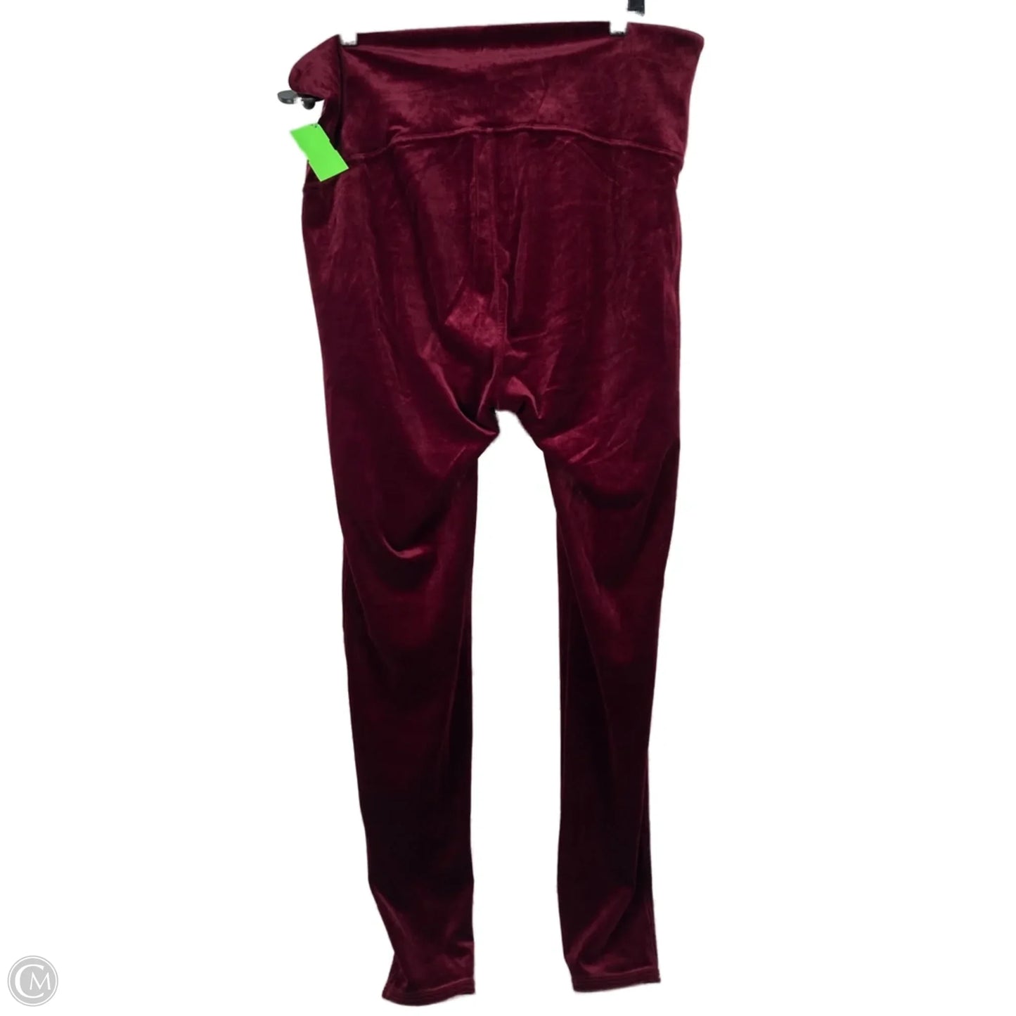 Pants Leggings By Spanx In Maroon, Size: 24