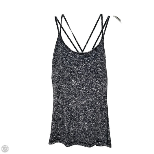 Athletic Tank Top By Lululemon In Grey & White, Size: M