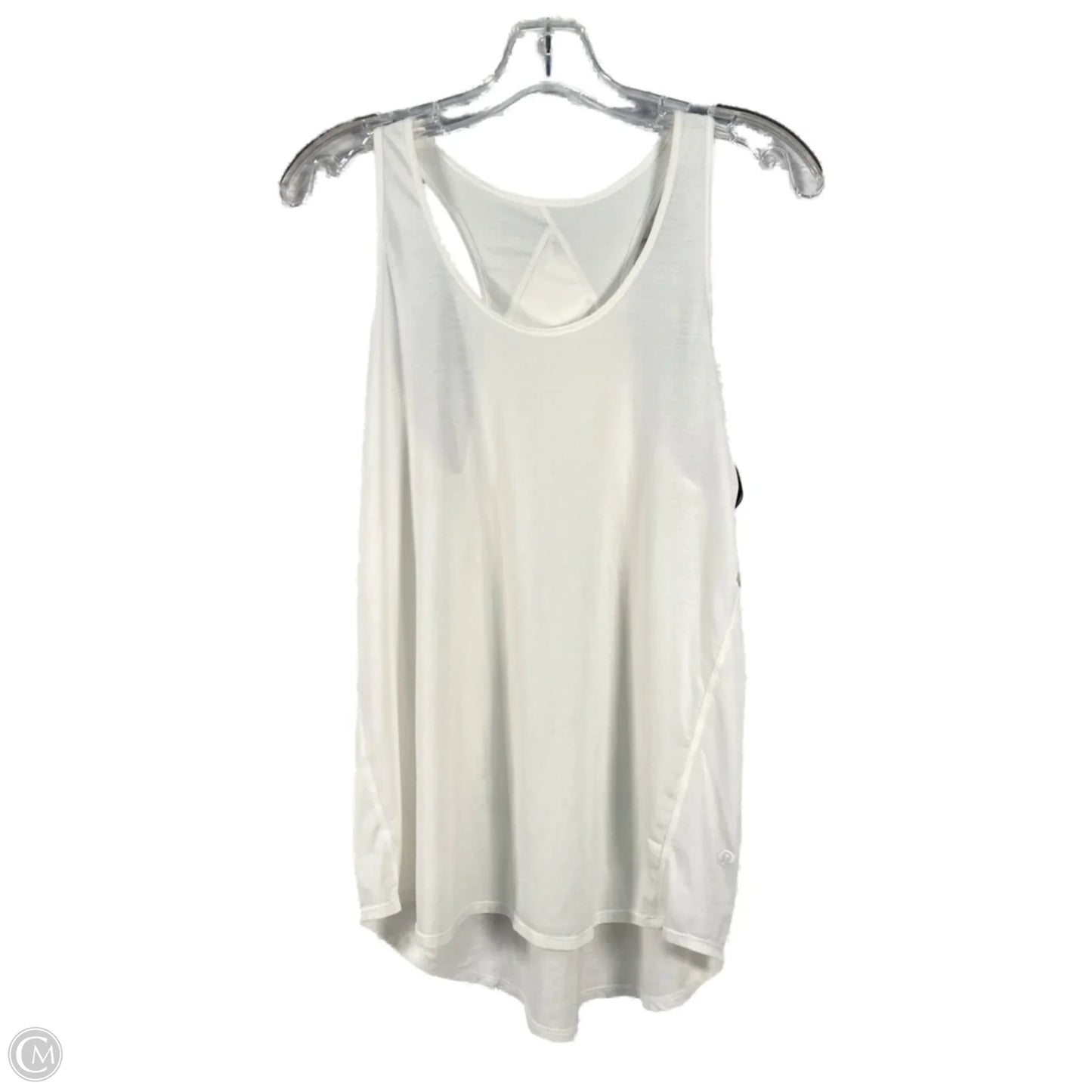 Athletic Tank Top By Lululemon In White, Size: S