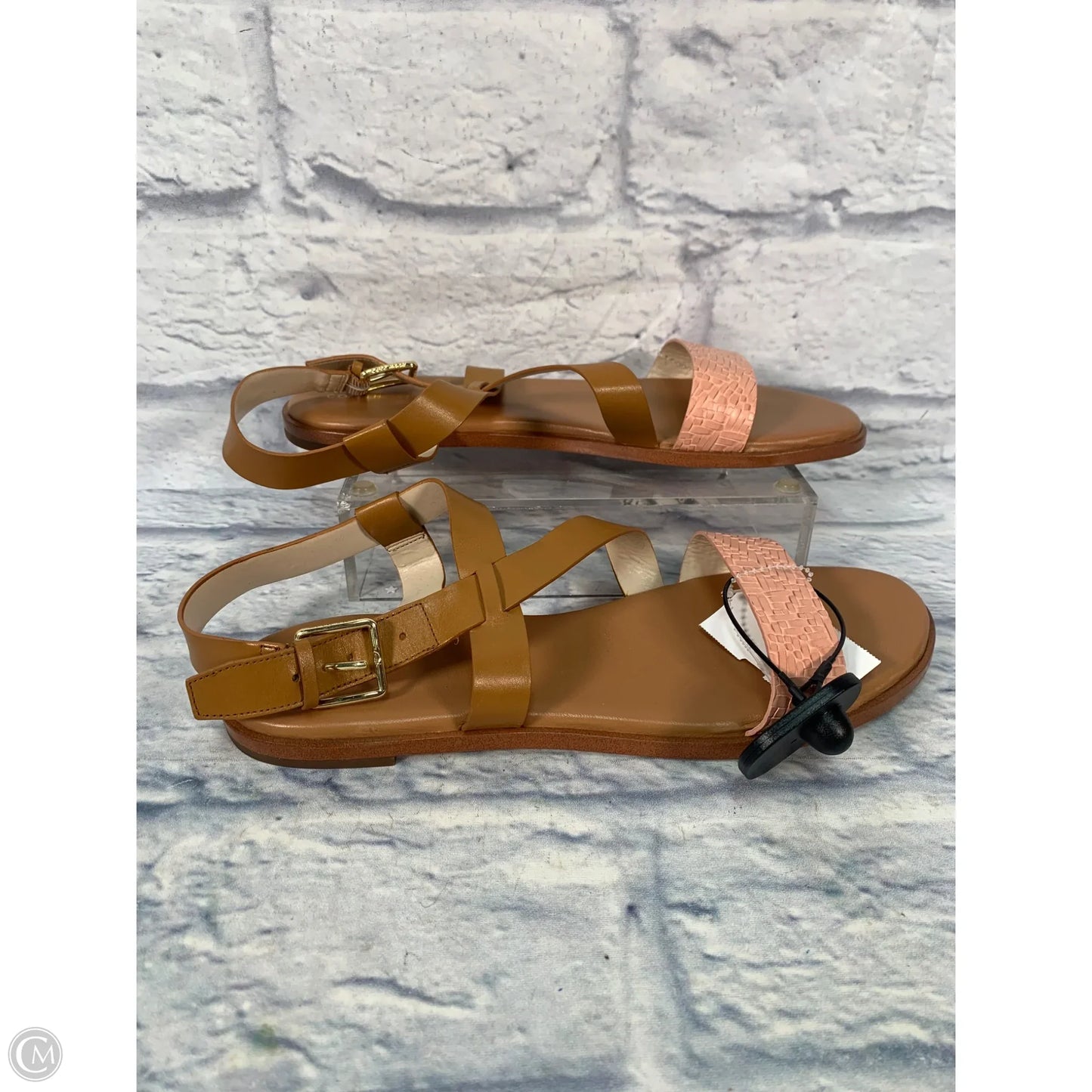Sandals Flats By Cole-haan In Brown & Pink, Size: 11