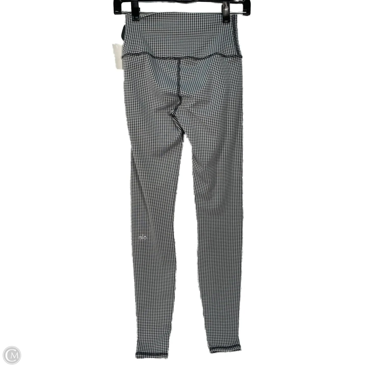 Athletic Leggings By Alo In Black & White, Size: Xs