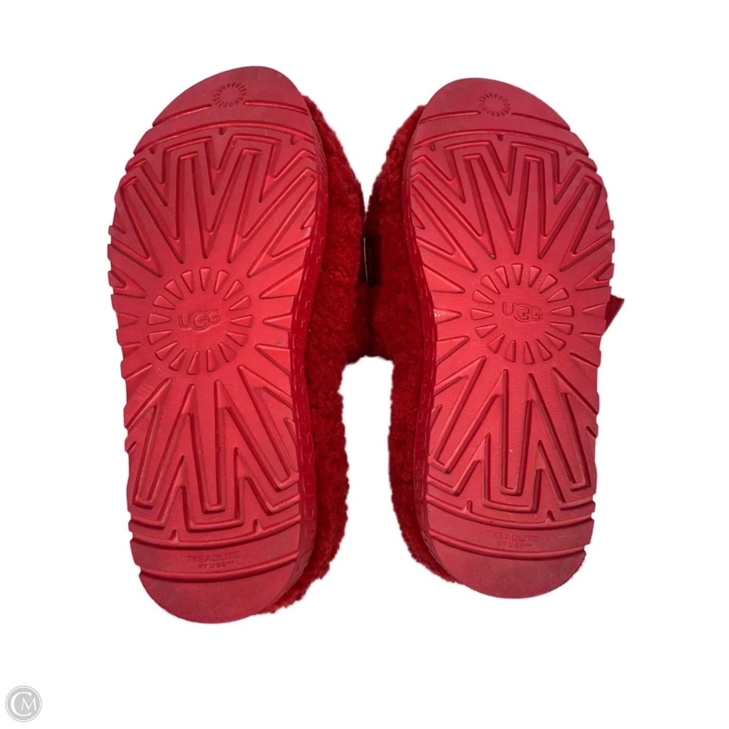 Sandals Designer By Ugg In Red, Size: 9