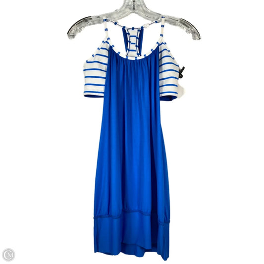 Athletic Tank Top By Lululemon In Blue & White, Size: S