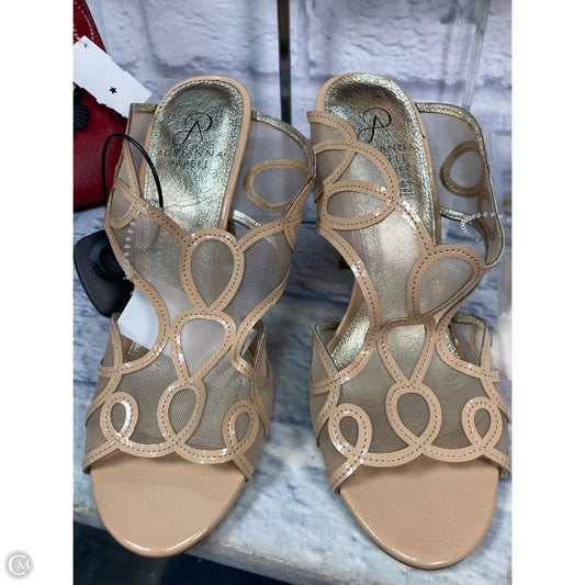 Shoes Heels Stiletto By Adrianna Papell In Tan, Size: 8.5