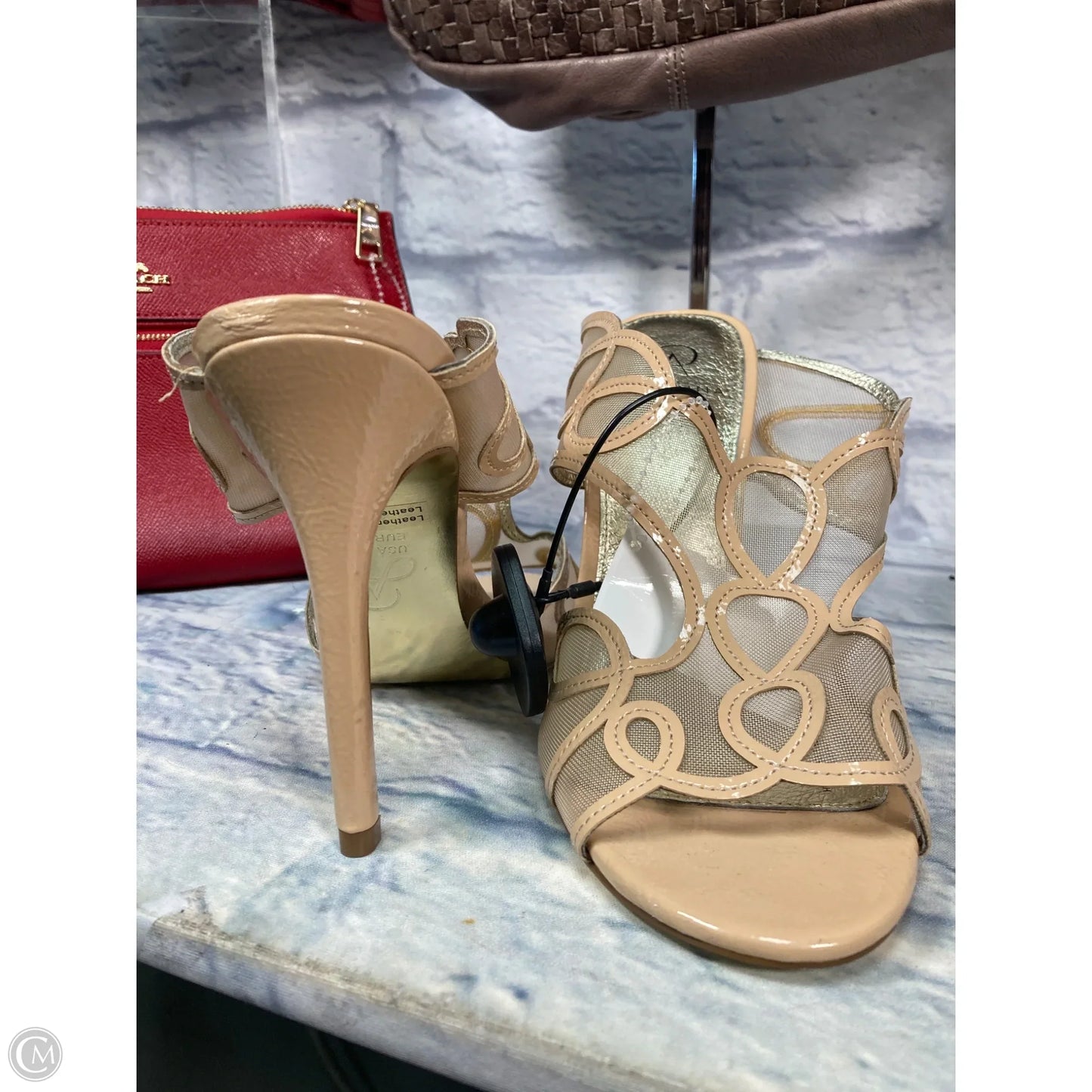 Shoes Heels Stiletto By Adrianna Papell In Tan, Size: 8.5