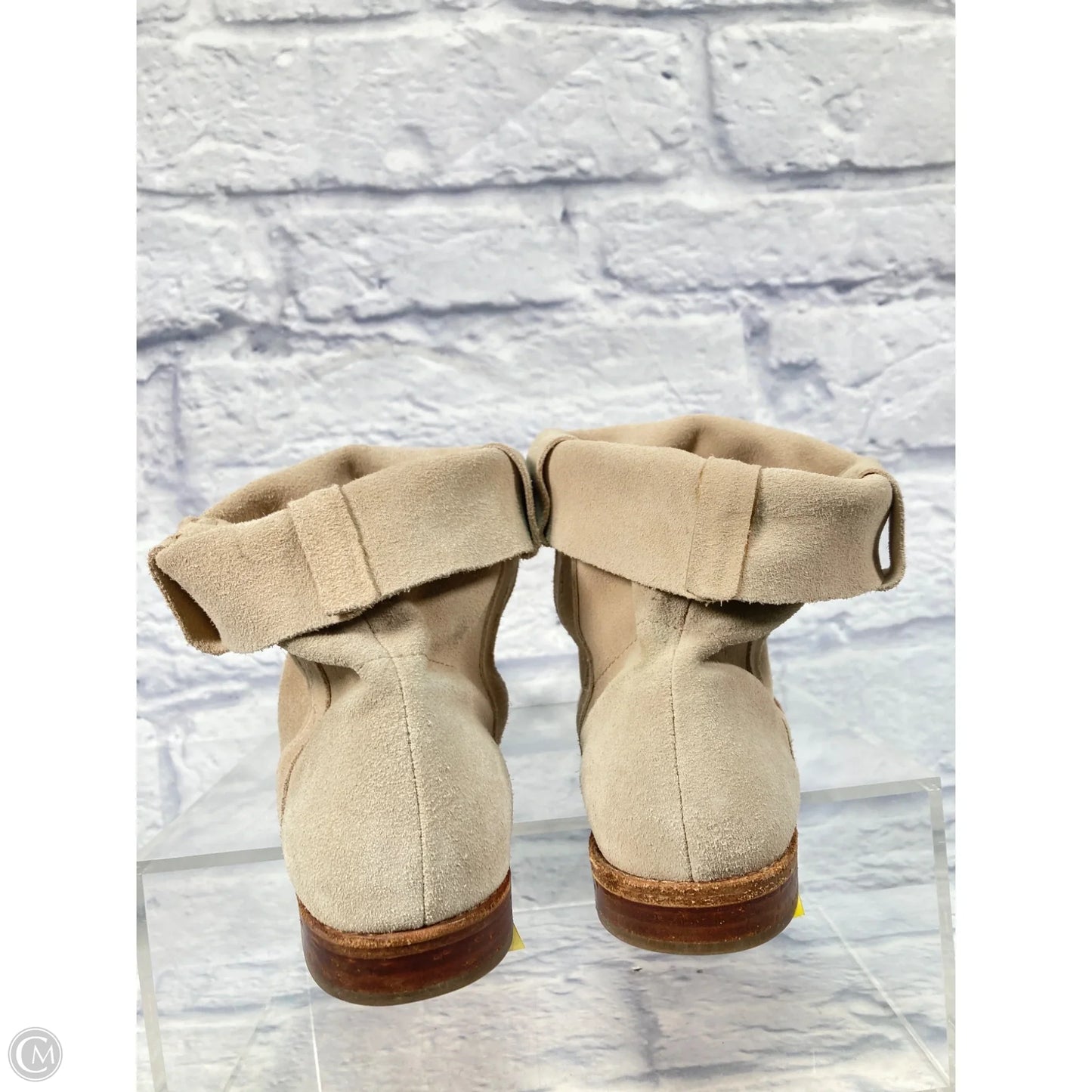 Boots Ankle Flats By Joie In Tan, Size: 11