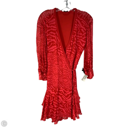 Dress Designer By All Saints In Pink & Red, Size: S